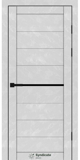 Межкомнатные двери SD-129 sd-129-beton-bilij-chorne