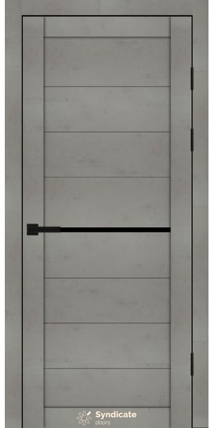 Межкомнатные двери SD-129 sd-129-beton-svitlij-chorne