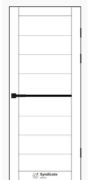 Межкомнатные двери SD-129 sd-129-bilij-oksamit-chorne