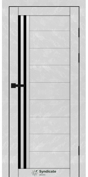 Межкомнатные двери SD-135 sd-135-beton-bilij-chorne
