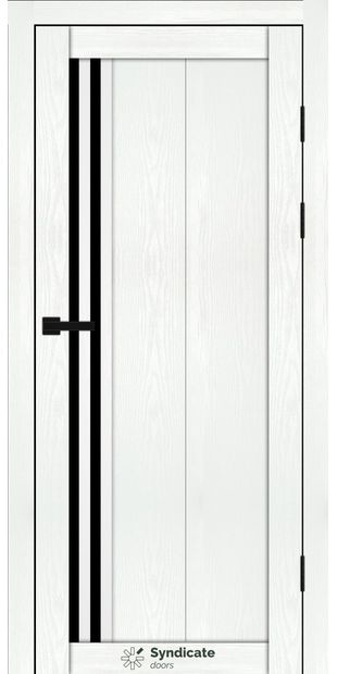 Межкомнатные двери SD-136 sd-136-bila-struktura-chorne