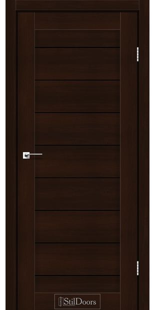 Межкомнатные двери Танзания с черным стеклом tanzania-kastan-z-cornim-sklom