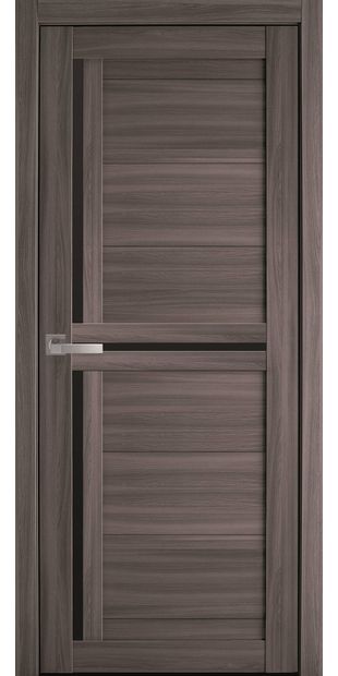 Межкомнатные двери Тринити с черным стеклом triniti-blk-dub-atlant