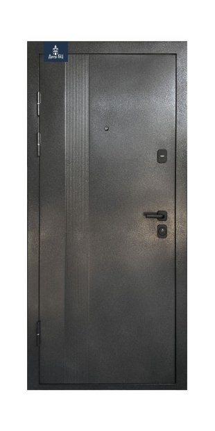 Входная дверь БУКОВЕЛЬ Черно-серый микс/срез камня 1200 правый vhidni-dveri-bukovel-5