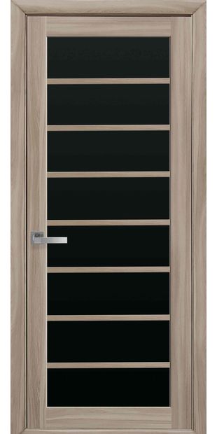 Межкомнатные двери Виола с черным стеклом viola-3