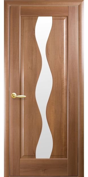 Межкомнатные двери Волна со стеклом сатин volna-48