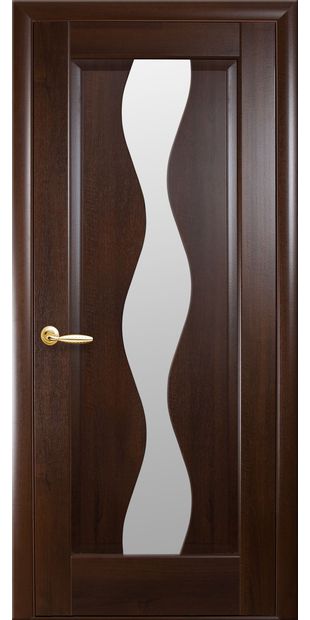 Межкомнатные двери Волна со стеклом сатин volna-53