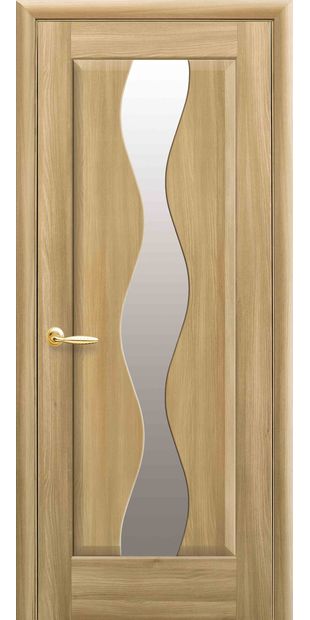 Межкомнатные двери Волна со стеклом сатин volna-63