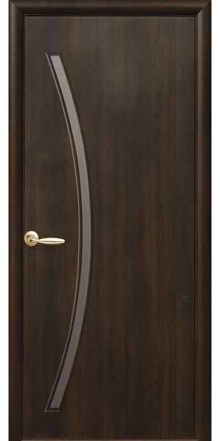 Межкомнатные двери Дива со стеклом сатин kfd-diva-1