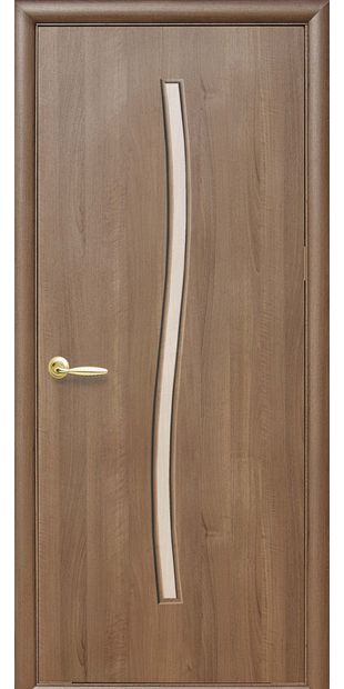 Межкомнатные двери Гармония со стеклом сатин Хармония