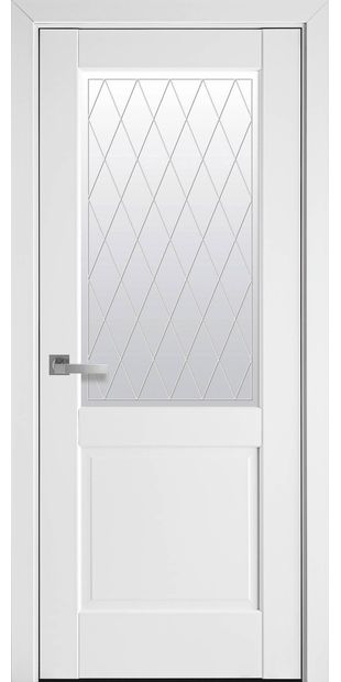 Межкомнатные двери Эпика со стеклом сатин и рисунком Р2 jepyka-4
