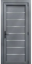 Двери межкомнатные пластиковые 02 Good Door, PVC Базальт