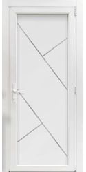 Двери межкомнатные пластиковые 23 Good Door, PVC Білий
