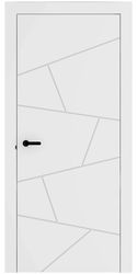 Двери межкомнатные крашеные модель 714, крашенные Белая эмаль