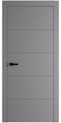Двери межкомнатные крашеные модель 715, крашенные Серая эмаль
