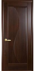 Межкомнатные двери Эскада глухое, ПВХ DeLuxe Каштан