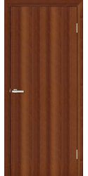 Дверь Глухая (гладкая) орех, Экошпон орех