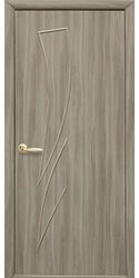 Межкомнатные двери Камея глухое, Экошпон  Сандал
