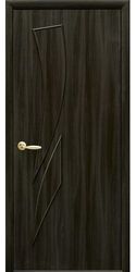 Межкомнатные двери Камея глухое, Экошпон  Кедр