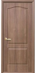 Межкомнатные двери Классик глухое, ПВХ DeLuxe Золотая ольха