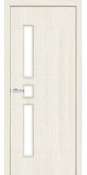 Дверь "Омис" Комфорт ПВХ СС (стекло сатин), ПВХ Cосна Сицилия