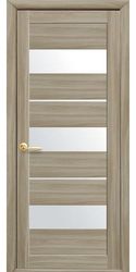 Межкомнатные двери Флора со стеклом сатин, Экошпон  Шимо Миранти