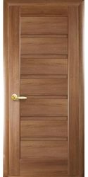 Межкомнатные двери Линнея глухое, ПВХ DeLuxe Золотая ольха