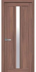 Межкомнатные двери Марти со стеклом сатин, Экошпон  Ольха 3D