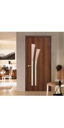 Дверь "Омис" Пальма Экошпон (стекло сатин)