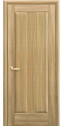 Межкомнатные двери Премьера глухое, ПВХ DeLuxe Золотой дуб