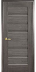 Межкомнатные двери Линнея глухое, ПВХ DeLuxe Серый