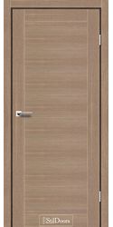 Межкомнатные двери Сальвадор глухие, ПВХ Delux Iталійський Горіх