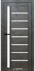 Межкомнатные двери SD-101, PVC Бетон темний