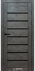 Межкомнатные двери SD-102, PVC Бетон темний