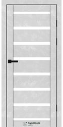 Межкомнатные двери SD-103, PVC Бетон білий