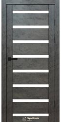 Межкомнатные двери SD-103, PVC Бетон темний