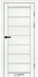 Межкомнатные двери SD-103, PVC Біла структура