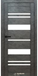 Межкомнатные двери SD-104, PVC Бетон темний