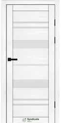 Межкомнатные двери SD-104, PVC Біла структура