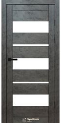 Межкомнатные двери SD-105, PVC Бетон темний