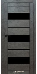 Межкомнатные двери SD-105, PVC Бетон темний