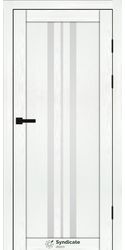 Межкомнатные двери SD-107, PVC Біла структура