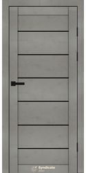Межкомнатные двери SD-108, PVC Бетон світлий