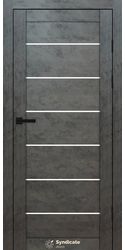 Межкомнатные двери SD-108, PVC Бетон темний