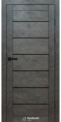 Межкомнатные двери SD-108, PVC Бетон темний