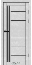 Межкомнатные двери SD-114, PVC Бетон білий