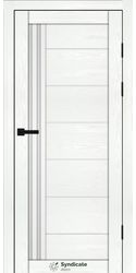 Межкомнатные двери SD-114, PVC Біла структура