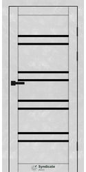 Межкомнатные двери SD-118, PVC Бетон білий