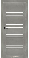 Межкомнатные двери SD-118, PVC Бетон світлий