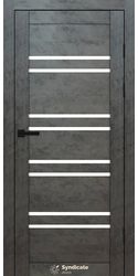 Межкомнатные двери SD-118, PVC Бетон темний